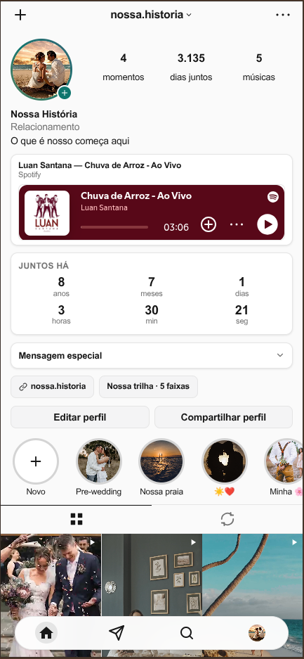 Perfil com a cara de vocês